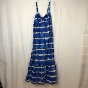 Faded Glory Tie Dye Maxi Beach Dress